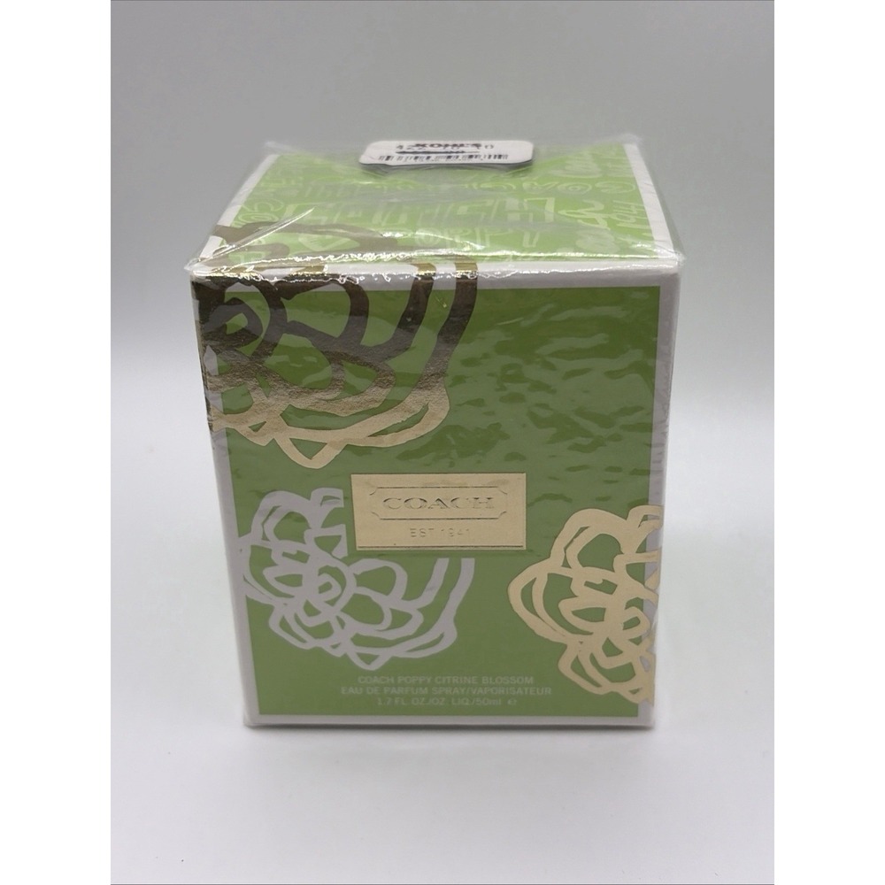 Coach Poppy Citrine Blossom EDP Perfume Spray 1.7 Oz/ 50 ML NEW IN SEALED BOX